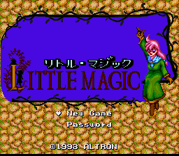 Little Magic — Title screen